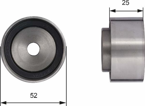 GATES T42005 - Poulie renvoi / transmission, courroie de distribution droxauto.com