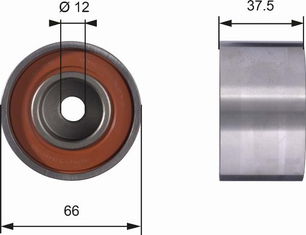 GATES T42031 - Poulie renvoi / transmission, courroie de distribution droxauto.com