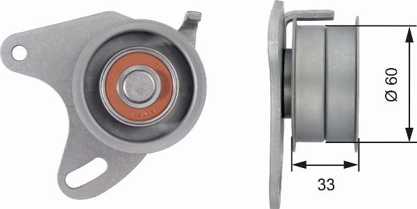 GATES T42129 - Poulie-tendeur, courroie de distribution droxauto.com