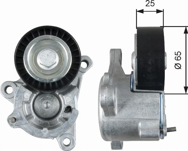 GATES T39193 - Tendeur de courroie, courroie trapézoïdale à nervures droxauto.com