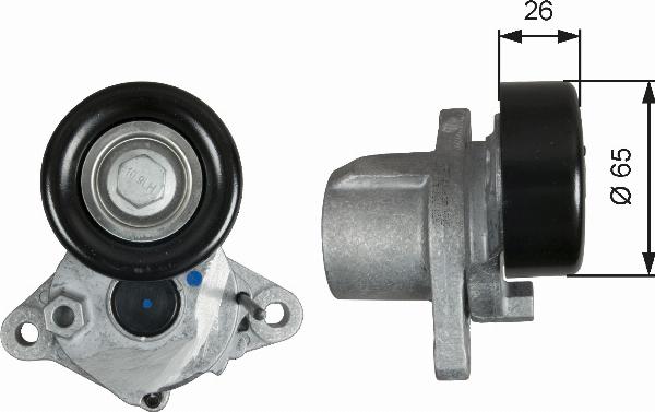 GATES T39293 - Tendeur de courroie, courroie trapézoïdale à nervures droxauto.com