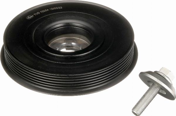 GATES TVD1025A - Poulie, vilebrequin droxauto.com