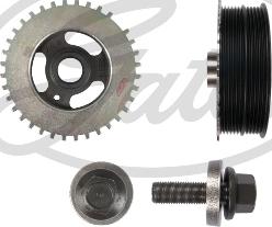 GATES TVD1166A - Poulie, vilebrequin droxauto.com