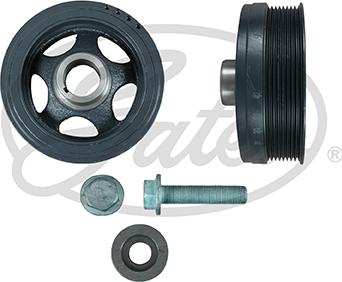 GATES TVD1180A - Poulie, vilebrequin droxauto.com