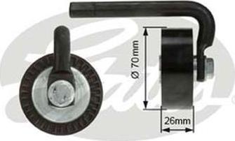 GATES 39012 - Tendeur de courroie, courroie trapézoïdale à nervures droxauto.com
