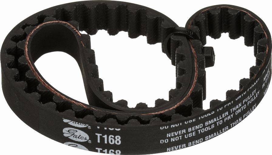 GATES T168 - Courroie de distribution droxauto.com