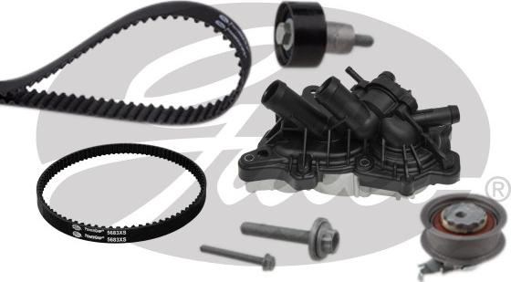 GATES TCKWP356 - Pompe à eau + kit de courroie de distribution droxauto.com