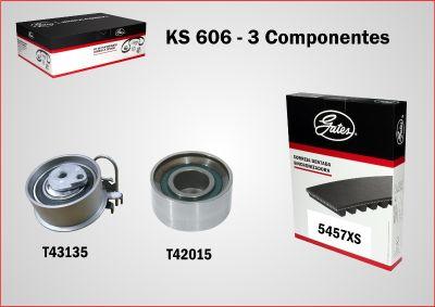 GATES KS606 - Kit de distribution droxauto.com