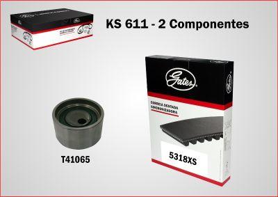 GATES KS611 - Kit de distribution droxauto.com