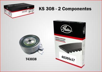 GATES KS308 - Kit de distribution droxauto.com