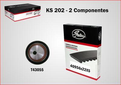 GATES KS202 - Kit de distribution droxauto.com