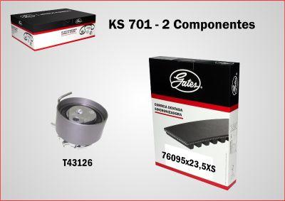 GATES KS701 - Kit de distribution droxauto.com