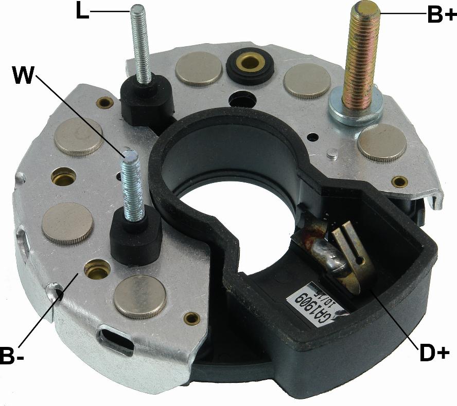 GAUSS GA1909 - Pont de diodes, alternateur droxauto.com