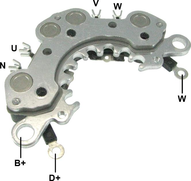 GAUSS GA1596 - Pont de diodes, alternateur droxauto.com