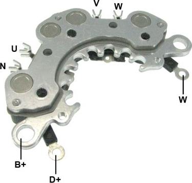 GAUSS GA1596 - Pont de diodes, alternateur droxauto.com