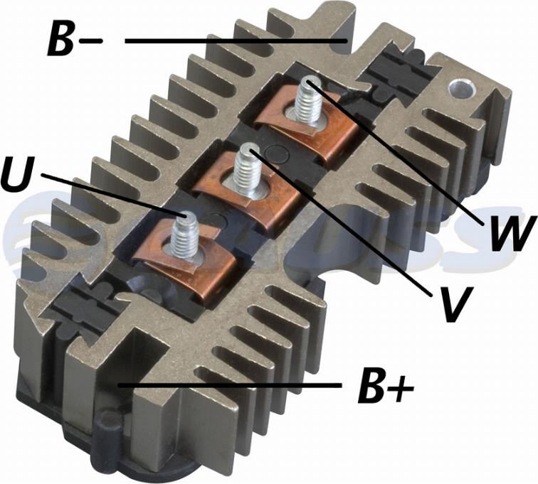 GAUSS GA1627 - Pont de diodes, alternateur droxauto.com