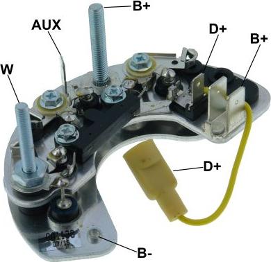 GAUSS GA1138 - Pont de diodes, alternateur droxauto.com