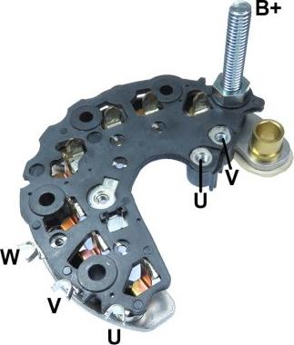 GAUSS GA1845 - Pont de diodes, alternateur droxauto.com