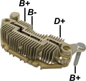GAUSS GA1358 - Pont de diodes, alternateur droxauto.com
