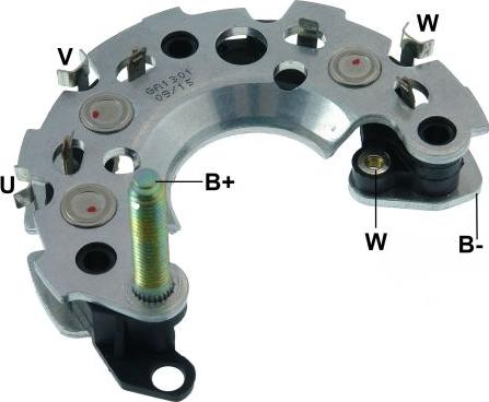 GAUSS GA1301 - Pont de diodes, alternateur droxauto.com