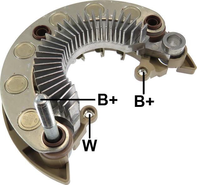 GAUSS GA1338 - Pont de diodes, alternateur droxauto.com