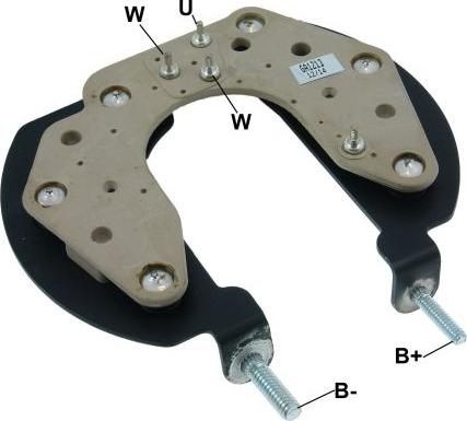 GAUSS GA1213 - Pont de diodes, alternateur droxauto.com