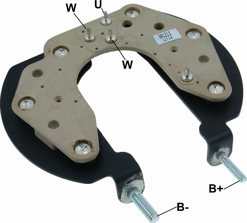 GAUSS GA1213 - Pont de diodes, alternateur droxauto.com