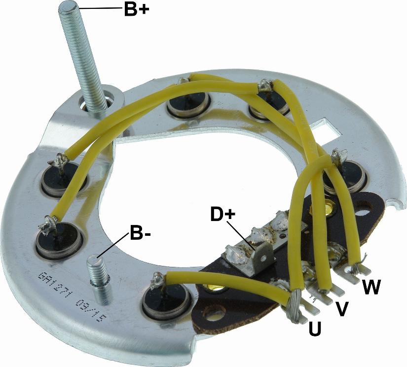 GAUSS GA1271 - Pont de diodes, alternateur droxauto.com
