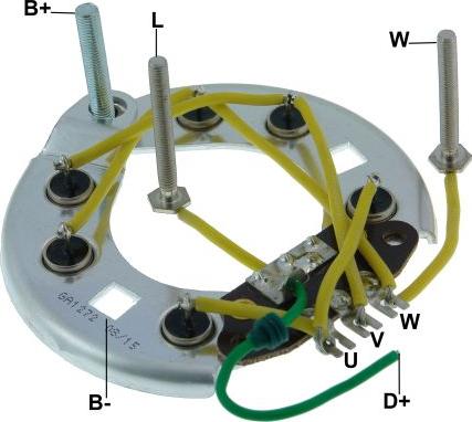 GAUSS GA1272 - Pont de diodes, alternateur droxauto.com