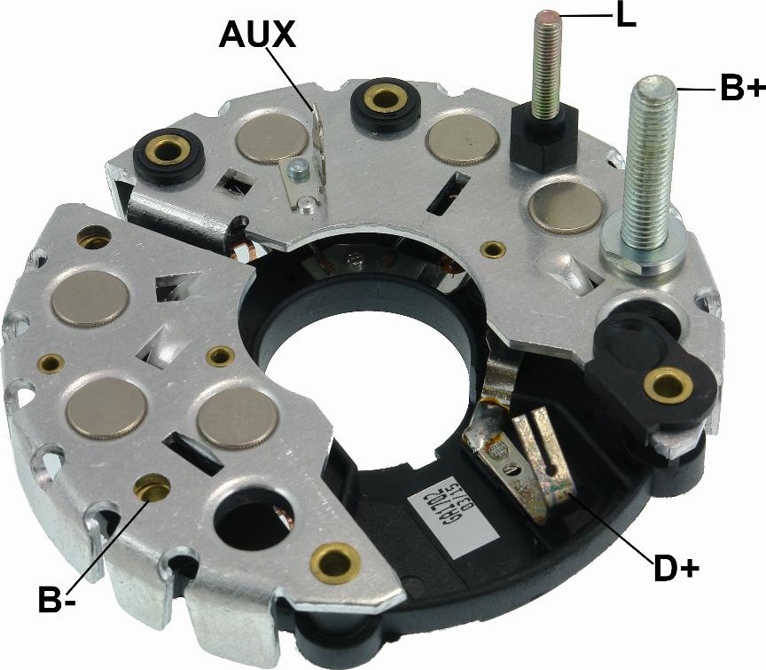 GAUSS GA1702 - Pont de diodes, alternateur droxauto.com