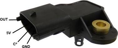 GAUSS GI3437 - Capteur, pression du tuyau d'admission droxauto.com