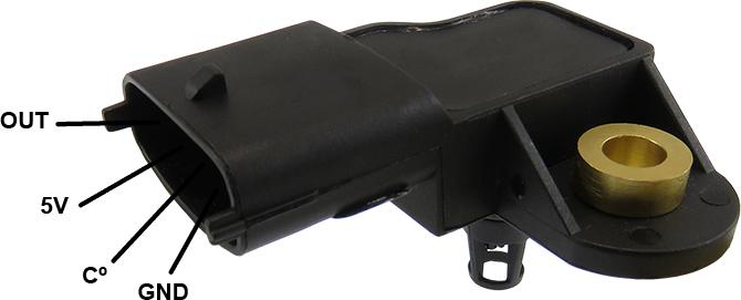 GAUSS GI3437 - Capteur, pression du tuyau d'admission droxauto.com