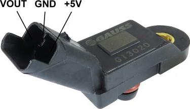 GAUSS GI3020 - Capteur, pression du tuyau d'admission droxauto.com