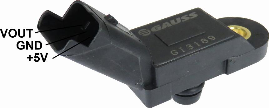 GAUSS GI3189 - Capteur, pression du tuyau d'admission droxauto.com