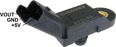 GAUSS GI3189 - Capteur, pression du tuyau d'admission droxauto.com