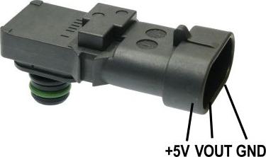 GAUSS GI3762 - Capteur, pression du tuyau d'admission droxauto.com