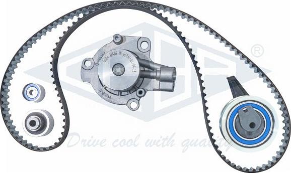 Geba K11220A - Pompe à eau + kit de courroie de distribution droxauto.com