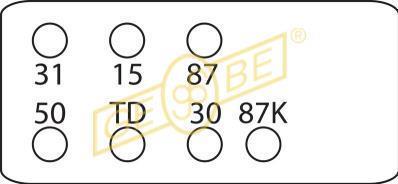 Gebe 9 8190 1 - Capteur, température des gaz droxauto.com