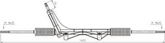 General Ricambi FO4016 - Crémaillière de direction droxauto.com