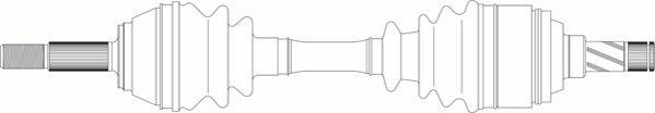 General Ricambi OP3010 - Arbre de transmission droxauto.com