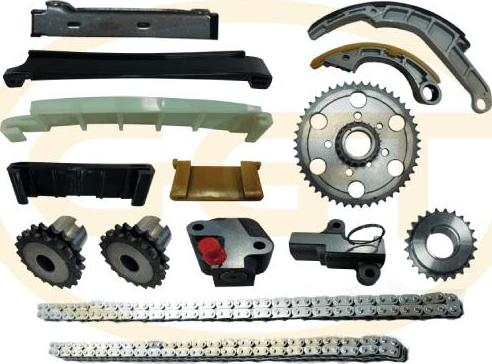 GGT KCSPA037 - Kit de distribution par chaîne droxauto.com