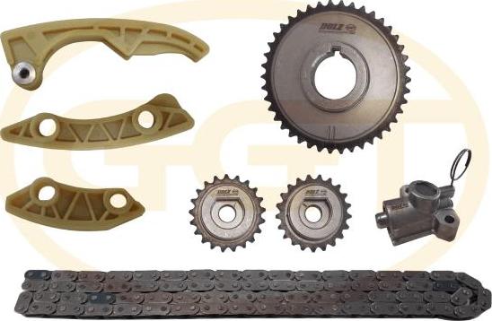 GGT KCSPA126F - Kit de distribution par chaîne droxauto.com