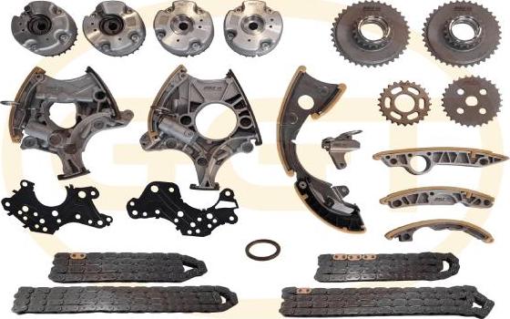 GGT KCSPA128V - Kit de distribution par chaîne droxauto.com