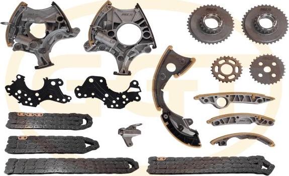 GGT KCSPA128 - Kit de distribution par chaîne droxauto.com