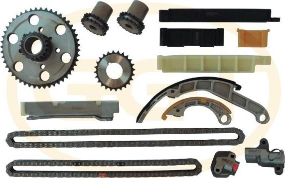 GGT KCSPA127 - Kit de distribution par chaîne droxauto.com