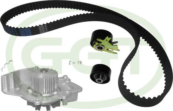 GGT KPA20038 - Pompe à eau + kit de courroie de distribution droxauto.com