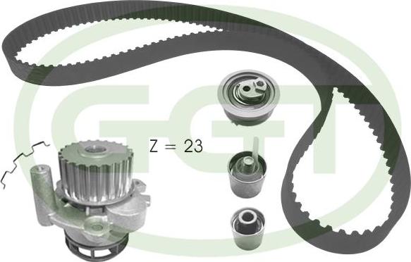 GGT KPA20165 - Pompe à eau + kit de courroie de distribution droxauto.com