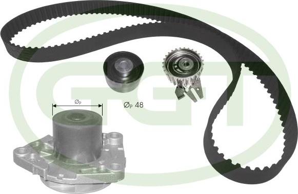 GGT KPA20109 - Pompe à eau + kit de courroie de distribution droxauto.com