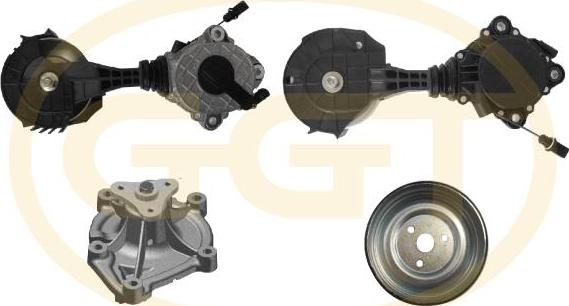 GGT KPA20174T - Pompe à eau+Jeu de courroie trapézoïdale à nervures droxauto.com