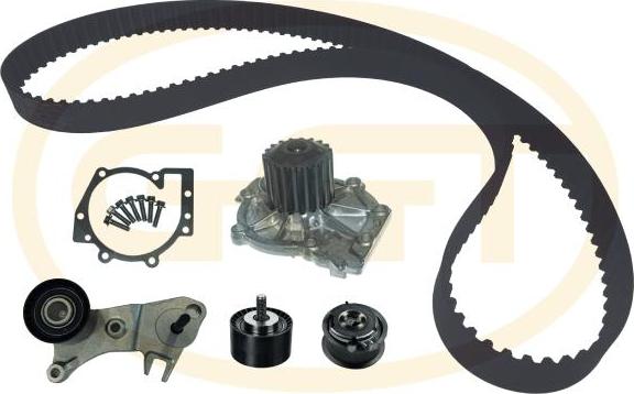 GGT KPA20254 - Pompe à eau + kit de courroie de distribution droxauto.com